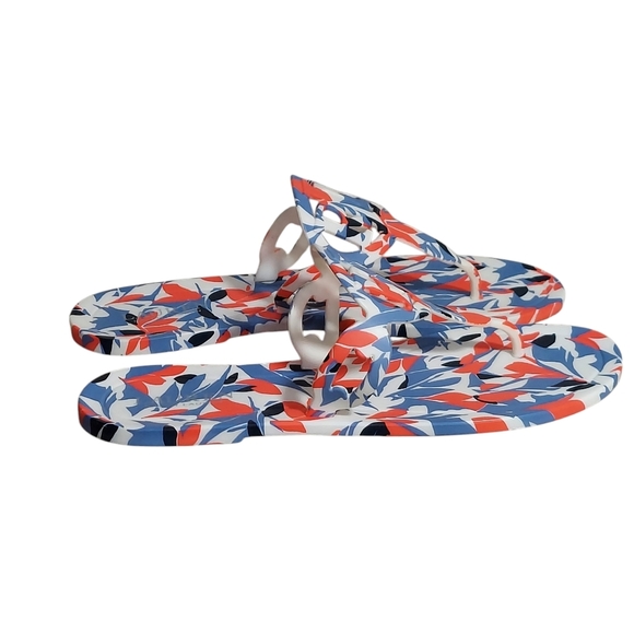 Ralph Lauren Audrie Floral Logo Front Jelly Sandals - Picture 5 of 16